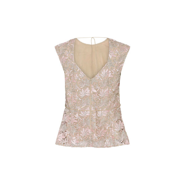 AdonidaBBOriia blouse, rose gold flower, Bruuns Bazaar