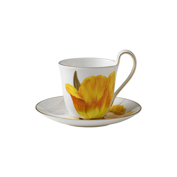 Flora højhankskop med underkop tulipan 27 cl Flora højhankskop med underkop tulipan 27 cl, Royal Copenhagen
