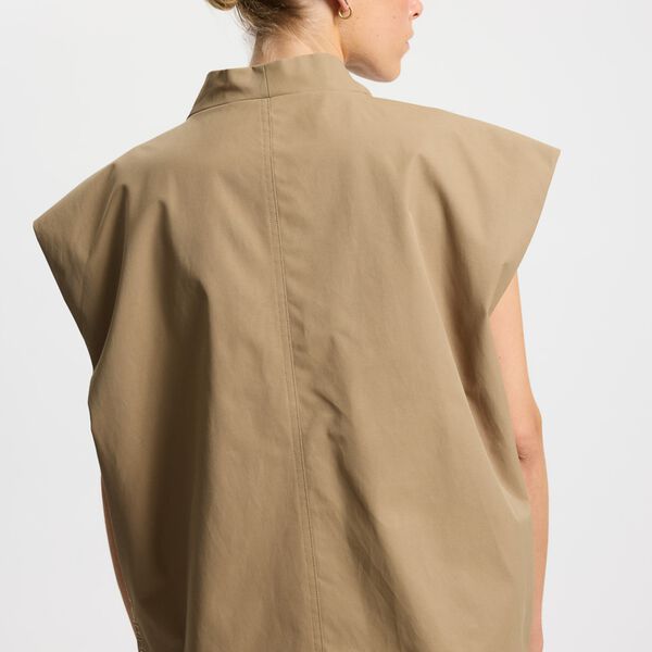 Gilet Cloud, beige taupe, Rethinkit