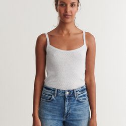 Arense Strap Top, light grey mel., Basic Apparel