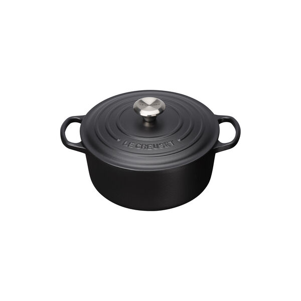 Signature rund gryde &Oslash; 28 cm, matte black, Le Creuset