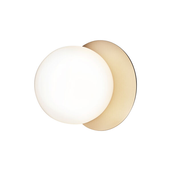 Liila 1 Medium Wall Lamp, nordic gold/opal Liila 1 Medium Wall Lamp, nordic gold/opal, Nuura