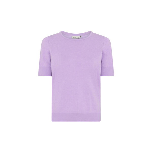 BB Melange Cotton Knit, lilac melange, Micha