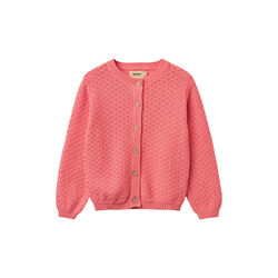 Knit Cardigan Magnella, coral, Wheat