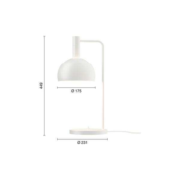 FJ Elements bordlampe, white, Louis Poulsen