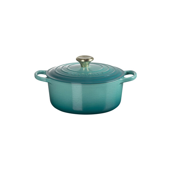 Signature rund gryde &Oslash; 24 cm, bleu riviera, Le Creuset