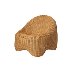 Willora Kids Lounge Chair | Natural | B&oslash;rnestol, Ferm Living