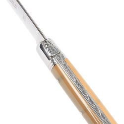 Steakkniv, brunt horn, Laguiole Tradition