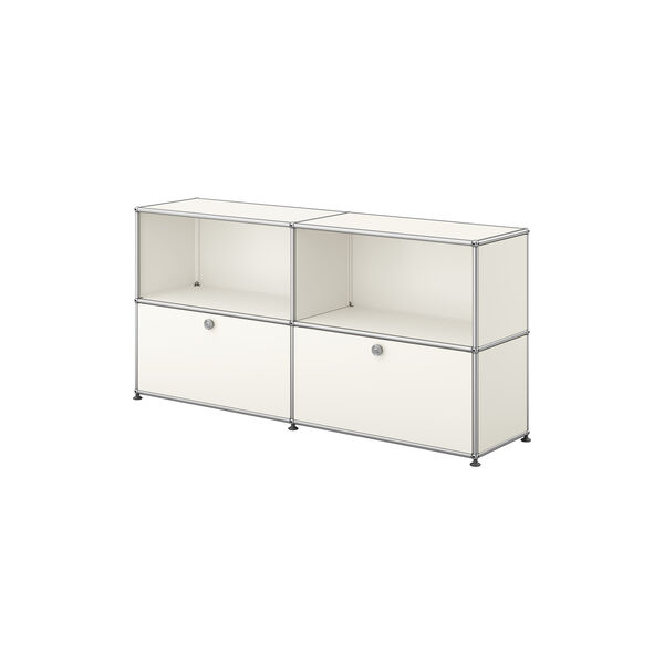 USM Haller | Model C2 | Pure White | Sk&aelig;nk, USM Haller