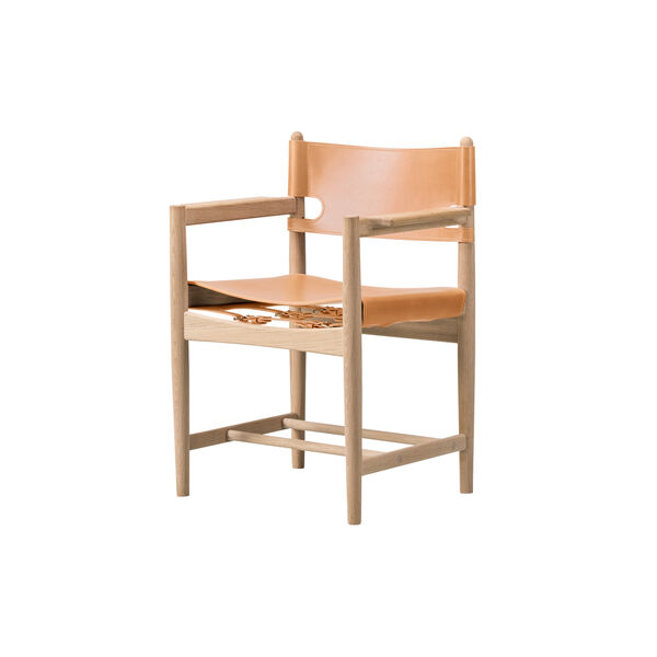 3238 Den spanske spisebordsstol, natur/sæbebehandlet eg, Fredericia Furniture