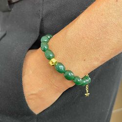 Vilma Armb&aring;nd, green, Nuni Copenhagen