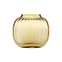 Primula vase, amber, Holmegaard