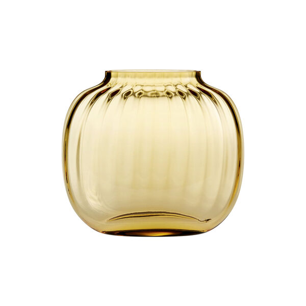 Primula vase, amber, Holmegaard
