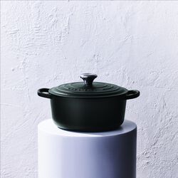 Signature rund st&oslash;bejernsgryde &Oslash; 26 cm, matte black, Le Creuset