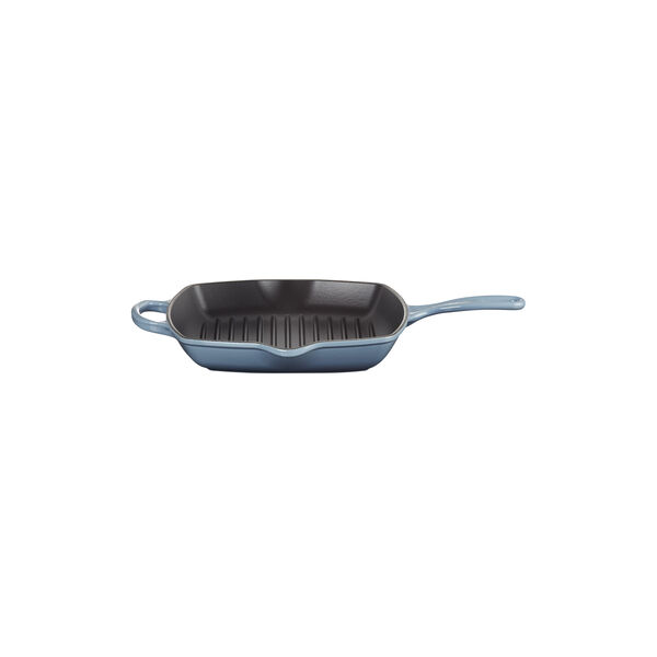 Signature kvadratisk grillpande 26 cm, chambray, Le Creuset