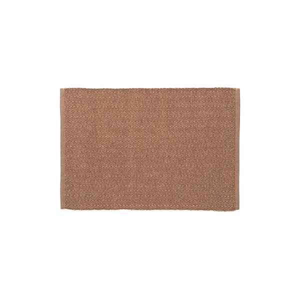 Herringbone dækkeserviet, brun, Lyngby Porcelæn