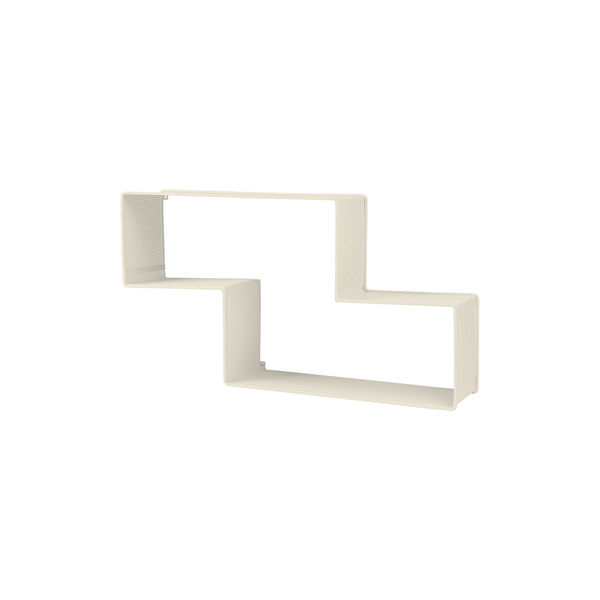 Dédal Shelf, cream white semi matt, GUBI