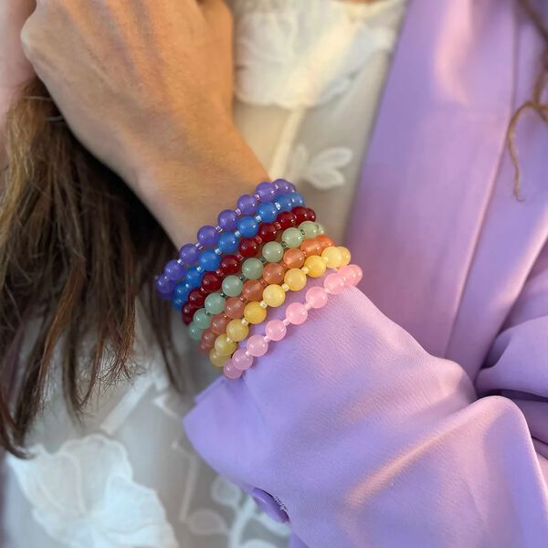 Jasmine small armb&aring;nd, green, Nuni Copenhagen