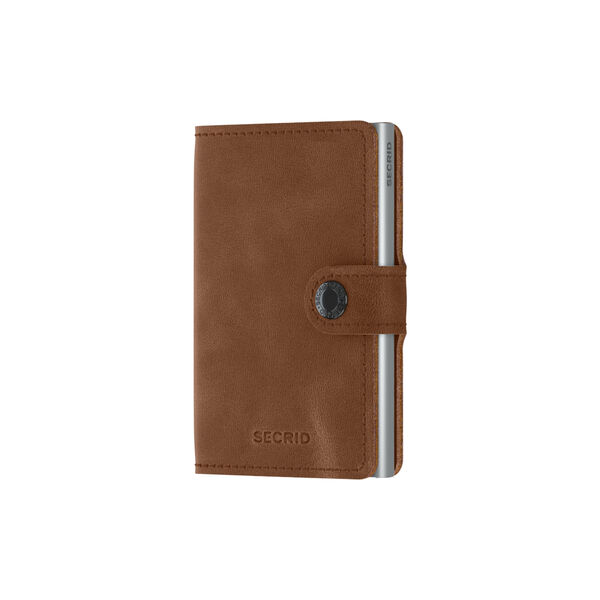 Miniwallet, vintage cognac/silver, Secrid
