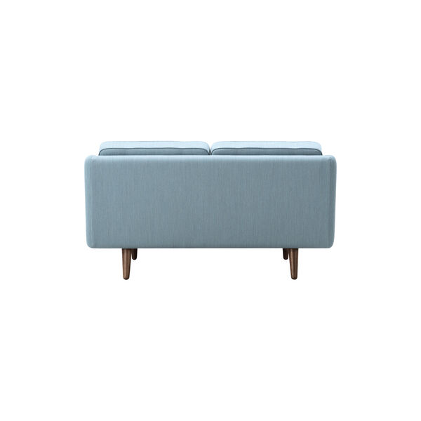 FF2002 No. 1 Sofa 2P 143 cm, mood 3103/r&oslash;get eg bejdset lak, Fredericia Furniture