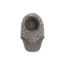 Balaclava Wool Fleece Jacquard, camel melange, HUTTEliHUT