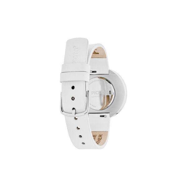 PICTO armbåndsur, white/steel/white, PICTO