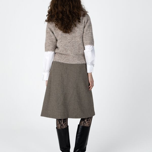 Knit with zipper, sand, Coster Copenhagen