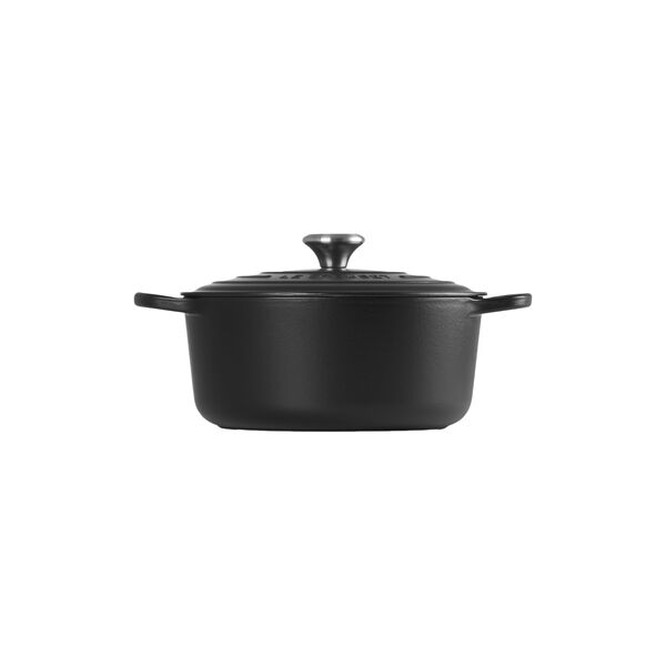 Signature rund st&oslash;bejernsgryde &Oslash; 26 cm, matte black, Le Creuset