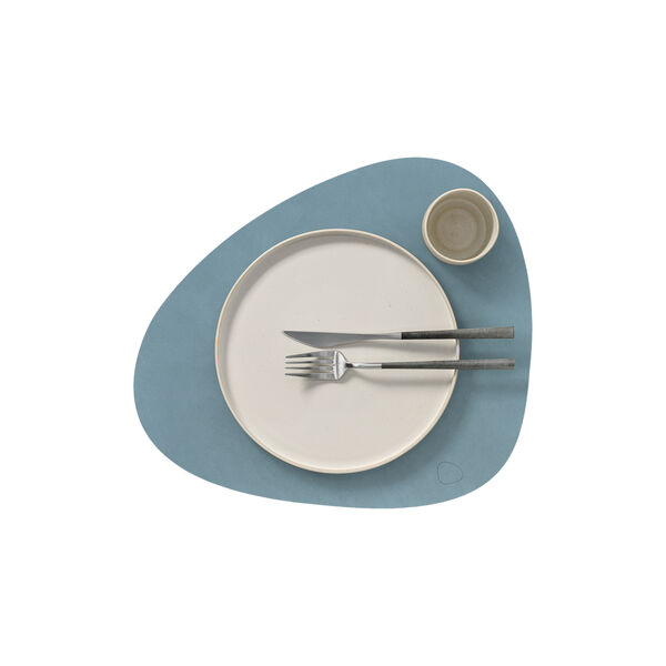 Nupo d&aelig;kkeserviet Curve L, light blue, LIND DNA