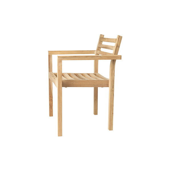 AH502 Outdoor spisbordsstol med armlæn, Carl Hansen & Søn