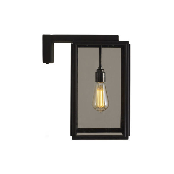 Portico Wall Light Small , weathered brass/clear, Original BTC