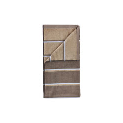 Sauna h&aring;ndkl&aelig;de, taupe/camel/sky blue, Zone Denmark