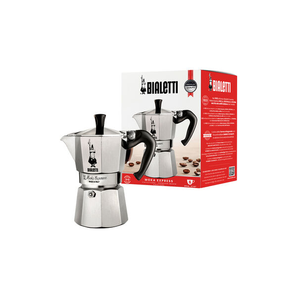 Moka Express espressokande, 6 kopper, Bialetti