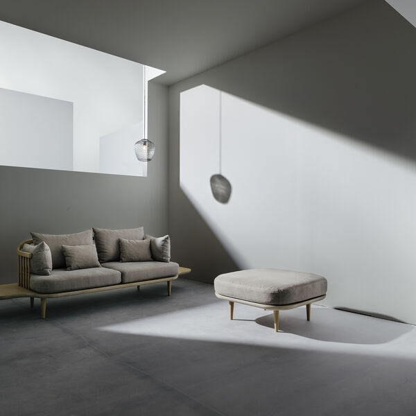 Fly SC9 Pouf, Hot Madison 094/oiled oak, &Tradition