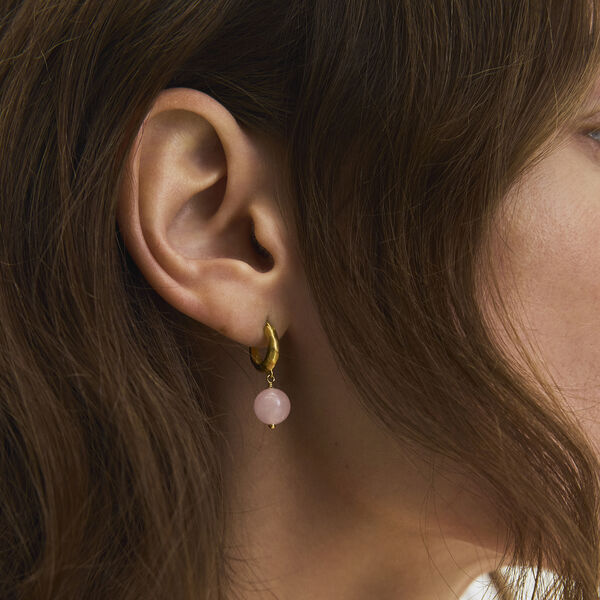 Blush &Oslash;reringe, forgyldt, Pernille Corydon Jewellery