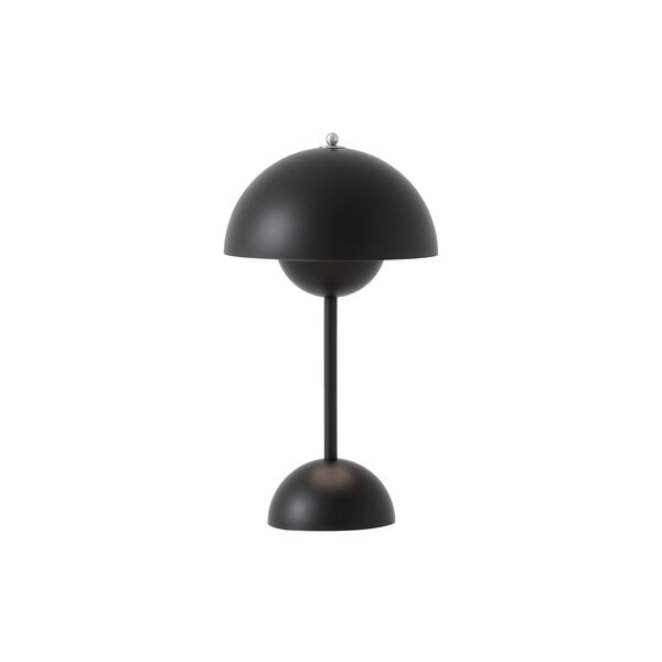 Flowerpot VP9 Portable Table Lamp, matt black Flowerpot VP9 Portable Table Lamp, matt black, &Tradition