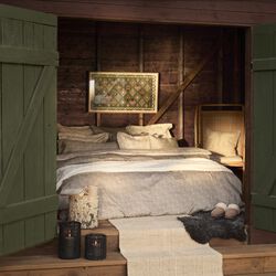 Diamond Jacquard Bedspread, white, Lexington