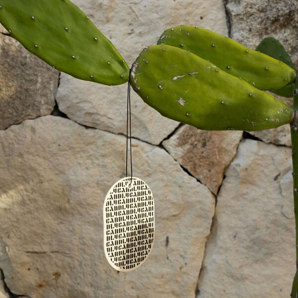 No. 1 Scented Car/Room Tag, Geranium/Incense No. 1 Scented Car/Room Tag, Geranium/Incense, Candly & Co