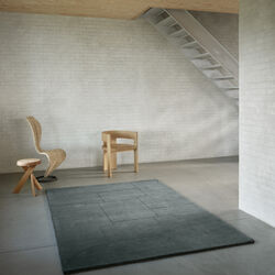 Geometric Maze gulvtæppe, moss, Linie Design