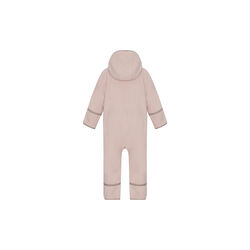 Doubleface Fleece Babysuit, mahogany rose/mocca, VER de TERRE