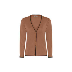 Basic Viscose Knit with Edge, cognac, Micha