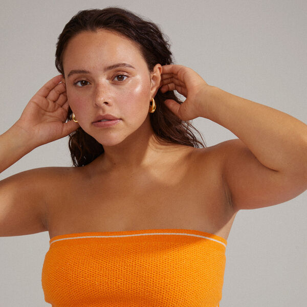 AUTUMN Chunky Retro &Oslash;reringe, gold plated, Pilgrim