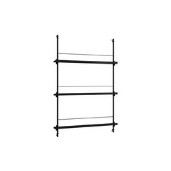 Magazine Shelving &ndash; MS.115.1, black/black, MOEBE