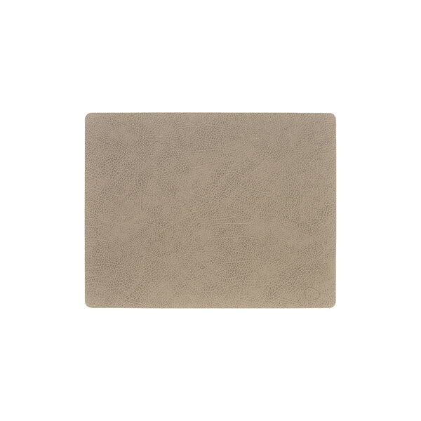 Hippo d&aelig;kkeserviet Square L, warm grey, LIND DNA