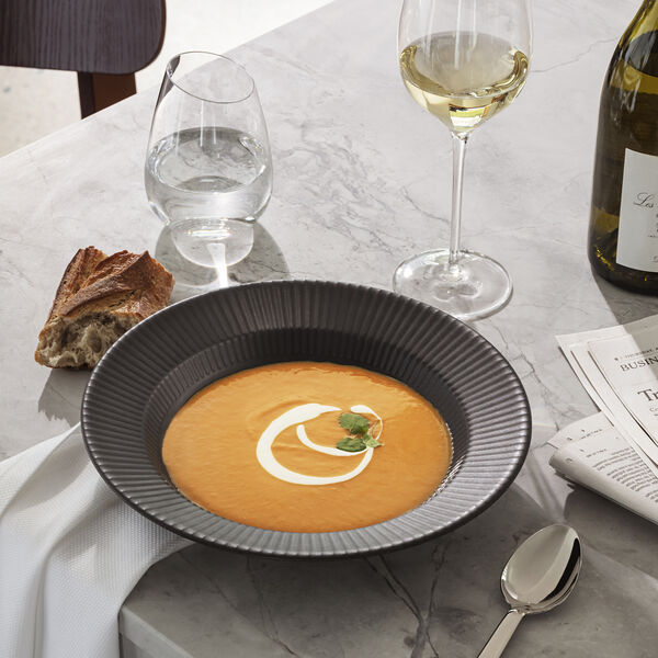 Legio Nova dyb tallerken 22 cm, black, Eva Trio