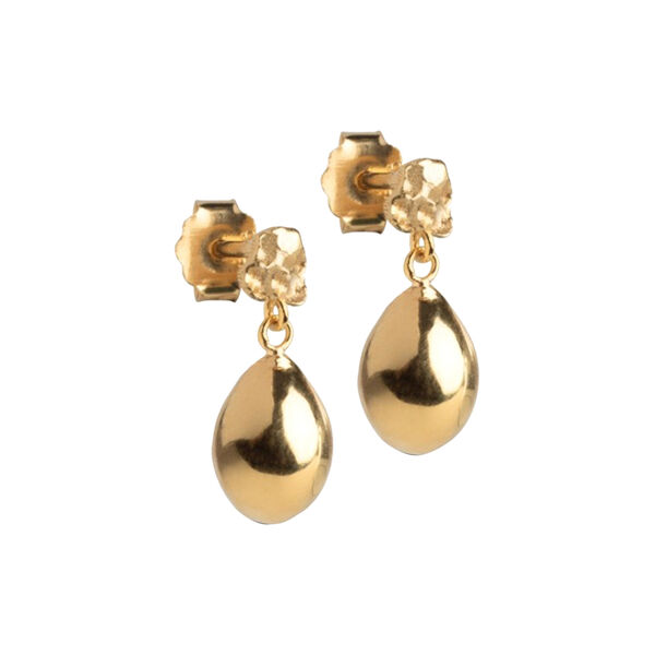 Poe studs, forgyldt, ENAMEL Copenhagen