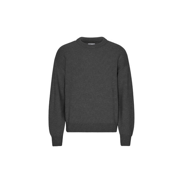 Oversized Merino Wool Crew, lava grey, Colorful Standard