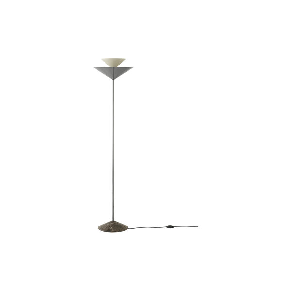 Gio LN28 | Emperador Marble/Dark Chrome&nbsp;| Gulvlampe, &Tradition