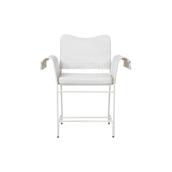 Tropique Dining Chair with Fringes, Udine Limonta 06/classic white, GUBI