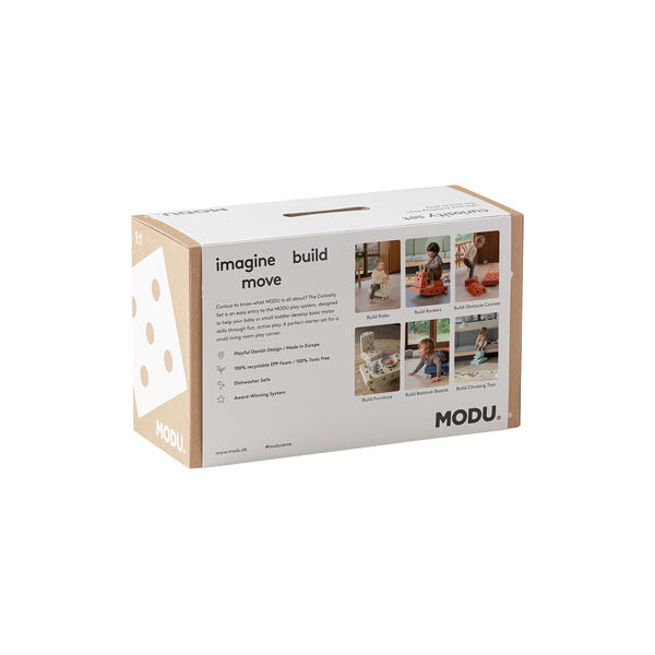 Curiosity sæt, sand grey/honey yellow, MODU